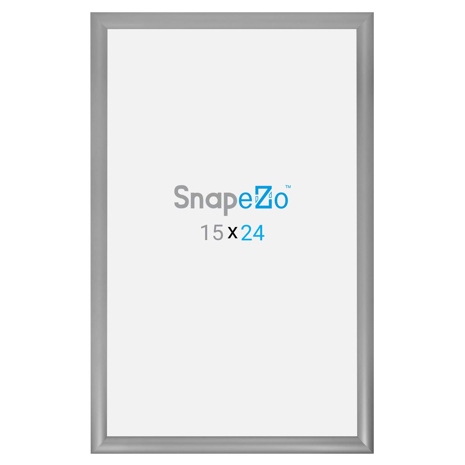 Amazon.co.jp: SnapeZo シルバーポスターフレーム 15x24インチ